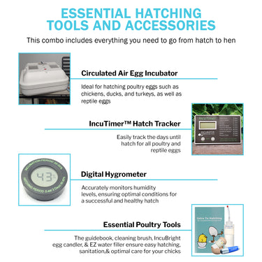 Hova Bator 2370 Egg Incubator & Brooder Ultimate Combo Kit